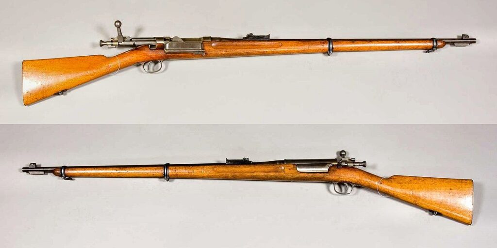 Krag–Jørgensen Model 1897 — predecessor to the Springfield.