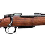 Rifle with blued barrel